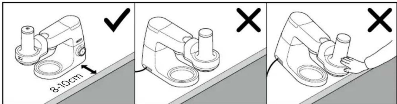 8-10cm ✓ × ×