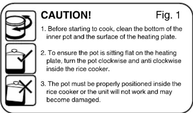 SAGE the Risotto Plus BRC600 - RICE / STEAM setting - 1