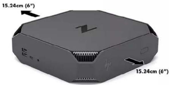HP Z2 G4 - Sørg for god ventilation - 1