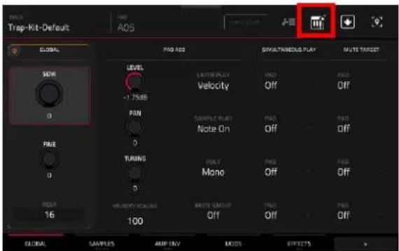 Trap-Kit-Default AOS GLOBAL SEM 0 FINE 0 POLT 16 PRO SIZE LEVEL -1.75dB PAIN 0 TURING 0 WHOLEY CHANGE 100 SIMULITINIOUS PLAY OFF SAMPLE PLAY Note On POLT 0 Mono WRITE GROUP Off SIMULITINIOUS PLAY OFF Multi TARGET POLT Off POLT Off POLT Off POLT Off GLOBAL SAMPLES AMP ENV MODS EFFECTS
