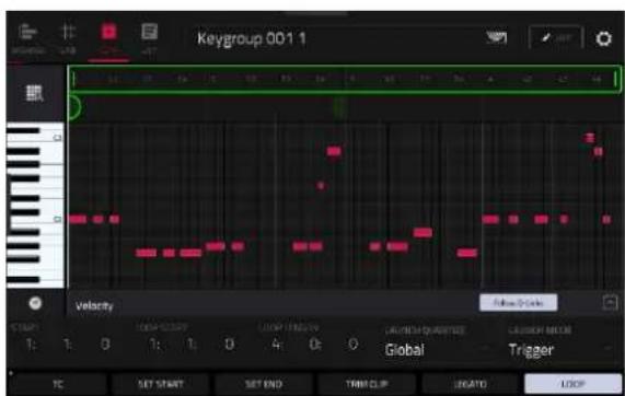 Keygroup 001.1 Velocity Follow Global Global Trigger