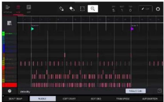 SOMT SNAP MIME EDIT START EDIT END TRANSPOSE AUTOMATION