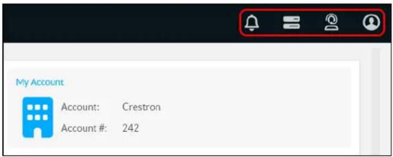 My Account Account: Crestron Account #: 242