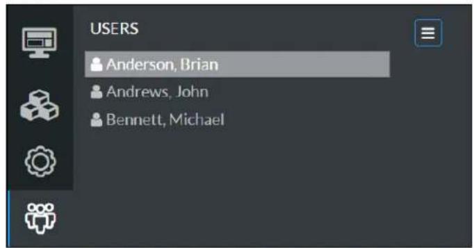 USERS Anderson, Brian Andrews, John Bennett, Michael
