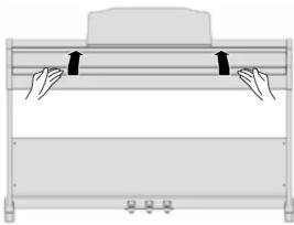 ROLAND RP-102 - Åben klaverlåget - 1