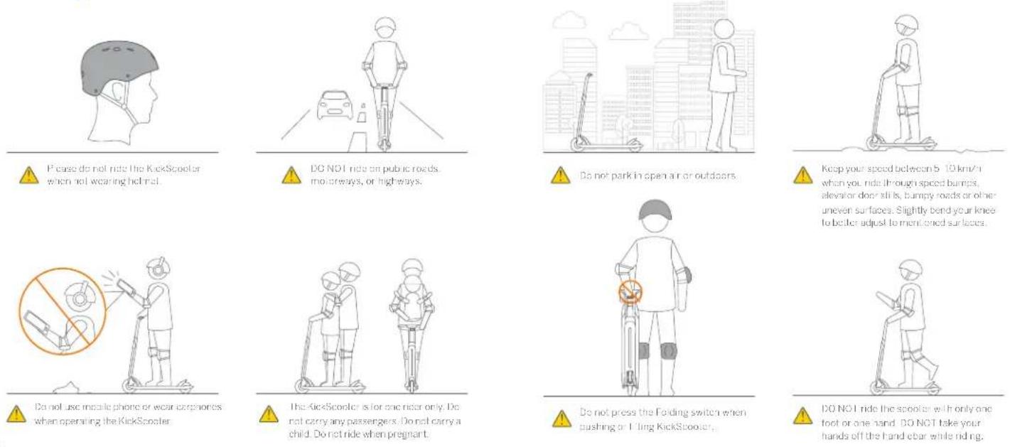 SEGWAY Ninebot KickScooter Air T15 - Warnings - 1