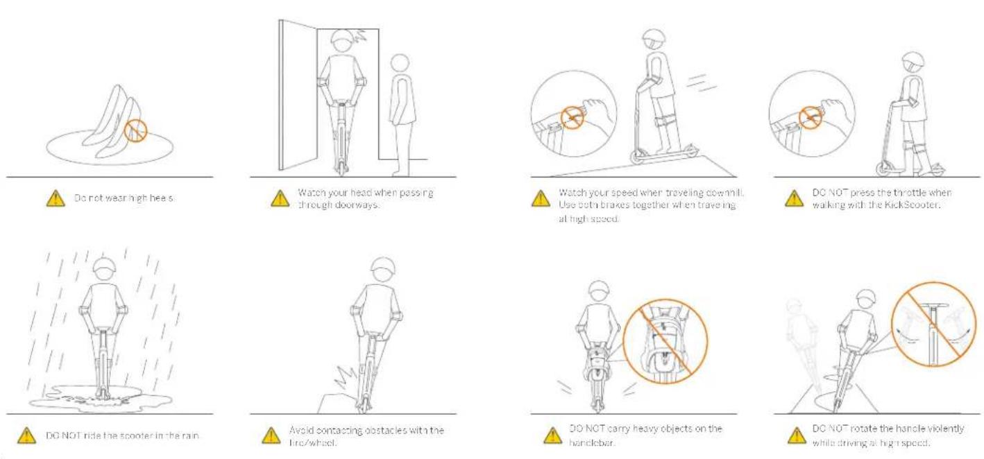 SEGWAY Ninebot KickScooter Air T15 - Warnings - 3