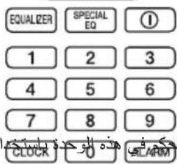EQUALIZER SPECIAL EQ 1 2 3 4 5 6 7 8 9 CLOCK 0 SLARM