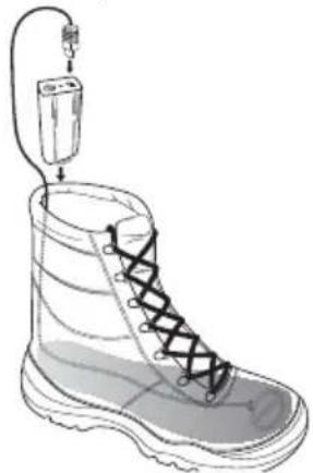 CRIVIT IAN 275323 - Vklop/izklop vložkov za čevlje, izbira stopnje ogrevanja - 1