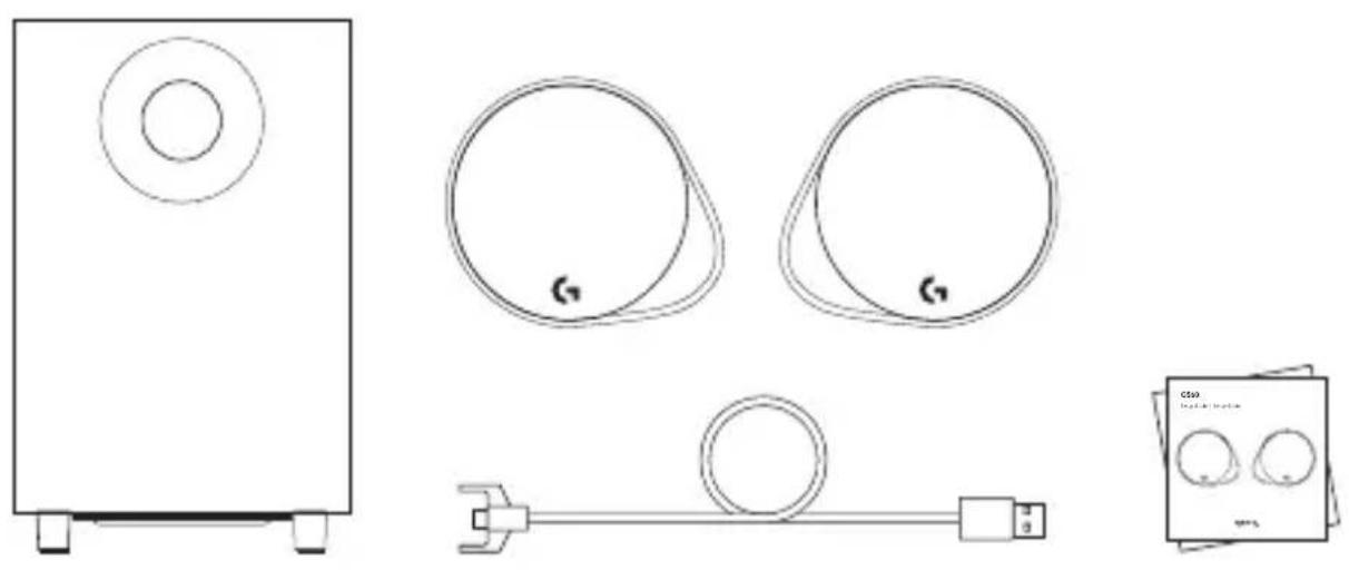 Diagram of a device with labeled ports and connection points, accompanied by four sun icons below.