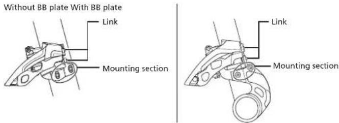SHIMANO FD-M7025 - Names of parts - 3