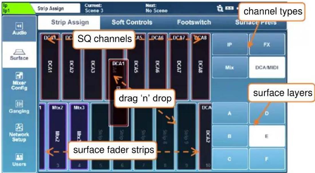 Ip Ip1 Strip Assign Current: Scene 3 Next: No Scene Audio Surface Mixer Config Ganging Network Setup Users Strip Assign Soft Controls Footswitch Surface Preis DPA1 DCA2 DCA3 DPA1 Mx1 DPA5 DCA6 DCA7 DPA8 IP FX Mix DCA/MIDI DPA1 DPA2 DPA3 DPA4 DPA5 DPA6 DPA7 DPA8 DPA9 DPA10 DPA11 DPA12 DPA13 DPA14 DPA15 DPA16 DPA17 DPA18 DPA19 DPA20 DPA21 DPA22 DPA23 DPA24 DPA25 DPA26 DPA27 DPA28 DPA29 DPA30 DPA31 DPA32 DPA33 DPA34 DPA35 DPA36 DPA37 DPA38 DPA39 DPA40 DPA41 DPA42 DPA43 DPA44 DPA45 DPA46 DPA47 DPA48 DPA49 DPA50 DPA51 DPA52 DPA53 DPA54 DPA55 DPA56 DPA57 DPA58 DPA59 DPA60 DPA61 DPA62 DPA63 DPA64 DPA65 DPA66 DPA67 DPA68 DPA69 DPA70 DPA71 DPA72 DPA73 DPA74 DPA75 DPA76 DPA77 DPA78 DPA79 DPA80 DPA81 DPA82 DPA83 DPA84 DPA85 DPA86 DPA87 DPA88 DPA89 DPA90 DPA91 DPA92 DPA93 DPA94 DPA95 DPA96 DPA97 DPA98 DPA99 DPA100 SQ channels drag 'n' drop surface fader strips