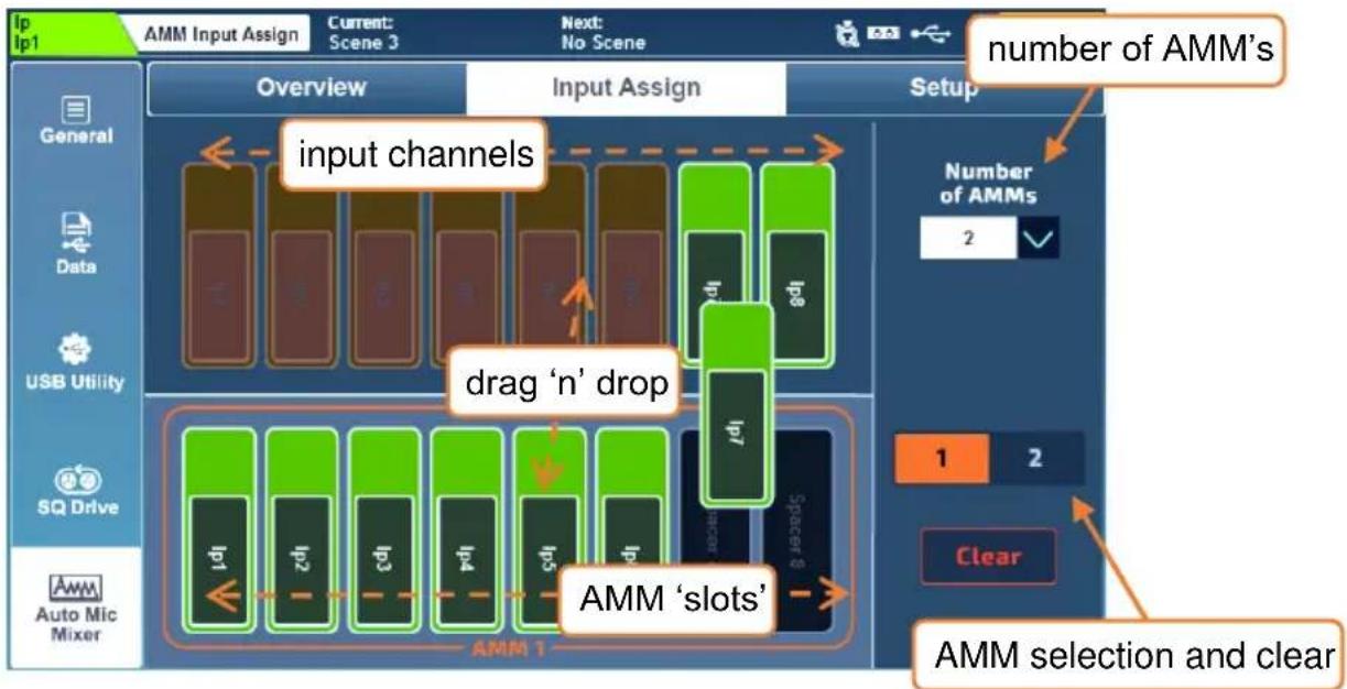 ALLEN & HEATH SQ-5 - AMM Input Assign - 1