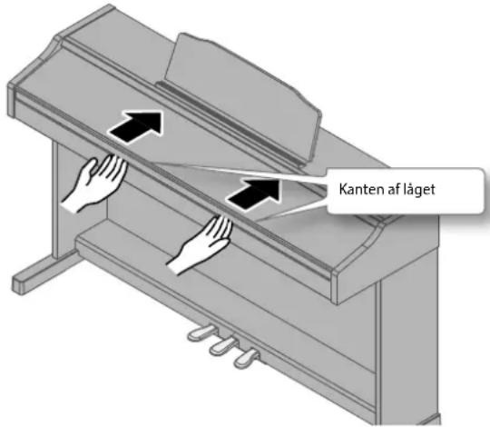 Kanten af låget