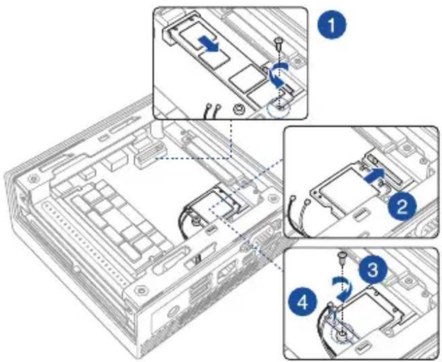 ASUS PN40 - Installation af dit trådløse kort - 1