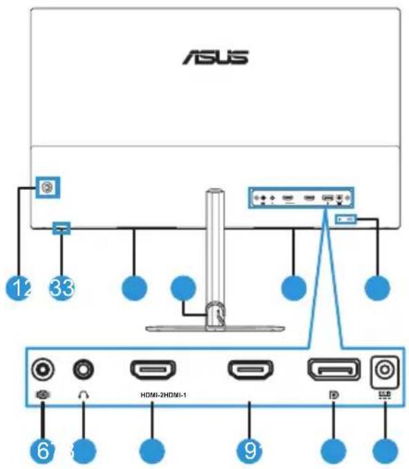 ASUS Designo MZ27AQL - LCD-skærmens bagside - 1