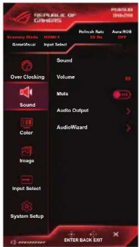 ASUS ROG Swift PG65UQ - Sound (Lyd) - 1