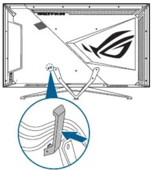 ASUS ROG Swift PG65UQ - Kabelstyring - 1