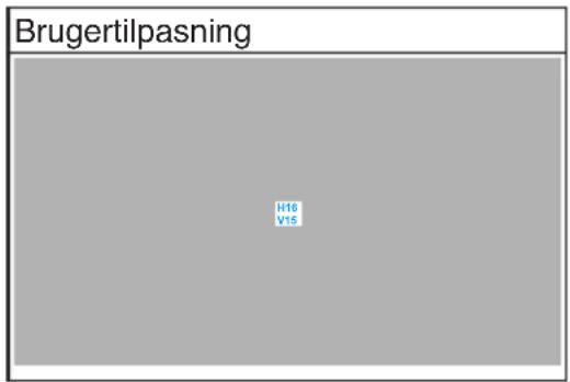 Brugertilpasning H16 V15