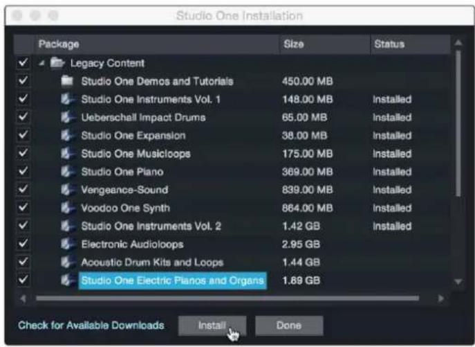 PRESONUS Quantum 2626 - Installerer bundtet indhold til Studio One Artist. - 1