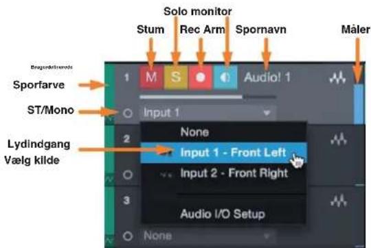 PRESONUS Quantum 2626 - Oprettelse af lyd- og MIDI-spor - 3