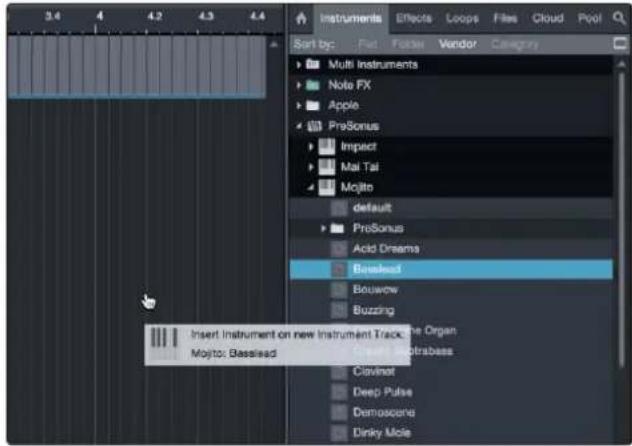PRESONUS Quantum 2626 - Træk-og-slip virtuelle instrumenter. - 1