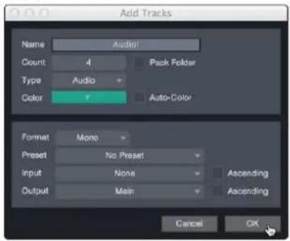 PRESONUS Quantum 2626 - Oprettelse af lyd- og MIDI-spor - 2