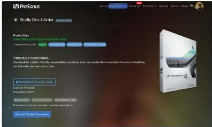 PRESONUS Quantum 2626 - Downloader og kører Studio One-installationsprogrammet. - 1