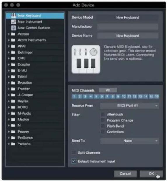 PRESONUS Quantum 2626 - Konfiguration af MIDI-enheder - 3