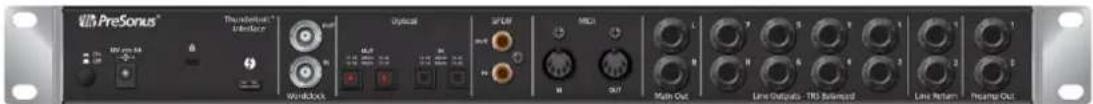 PRESONUS Quantum 2626 - Bagpaneltilslutninger2.2 - 1