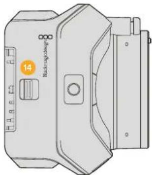 Blackmagic Design Studio Camera 4K 2 - Compartimento da Bateria - 1