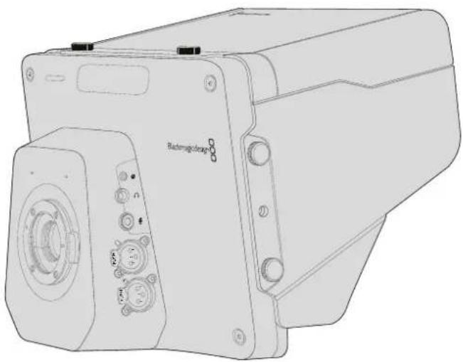 Blackmagic Design Studio Camera 4K 2 - Blackmagic Studio Camera – 左侧接口 - 1