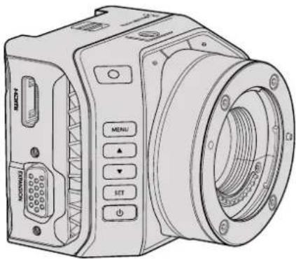 Blackmagic Design Studio Camera 4K 2 - Blackmagic Micro Studio Camera 4K - 左侧接口 - 1