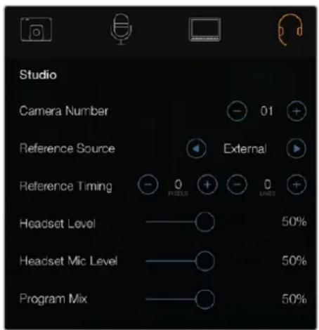 Blackmagic Design Studio Camera 4K 2 - Studio-Einstellungen - 1