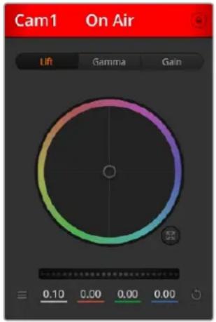 Cam1 On Air Lift Gamma Gain 0.10 0.00 0.00 0.00