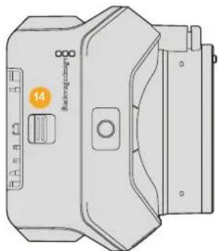 Blackmagic Design Studio Camera 4K 2 - Kameraoberseite - 1