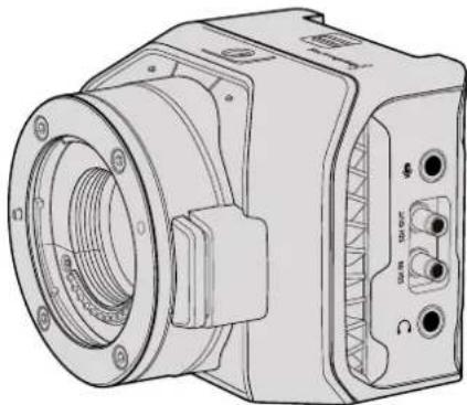Blackmagic Design Studio Camera 4K 2 - Blackmagic Micro Studio Camera 4K – 右侧接口 - 1