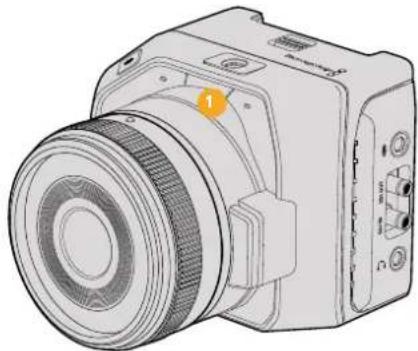 Blackmagic Design Studio Camera 4K 2 - Parte Frontal do Painel - 1