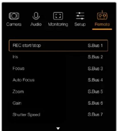 Blackmagic Design Studio Camera 4K 2 - Uzaktan Kontrol Ayarları - 1