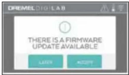 CREMEC DIGLAB THERE IS A FIRMWARE UPDATE AVAILABLE LAYER MOUNT