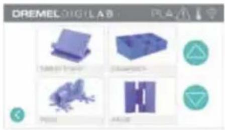 DREMEL Digilab 3D45 - MENU CREA (BUILD) - 1
