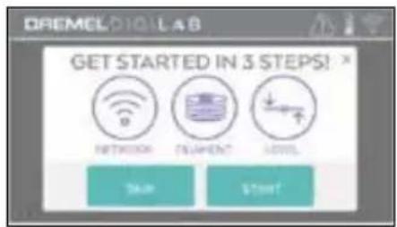 DREMEL Digilab 3D45 - INDLEDENDE OPSÆTNING - 1