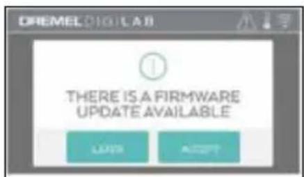CREMEL DIGILAB THERE IS A FIRMWARE UPDATE AVAILABLE OFFICE ACCESSIVE