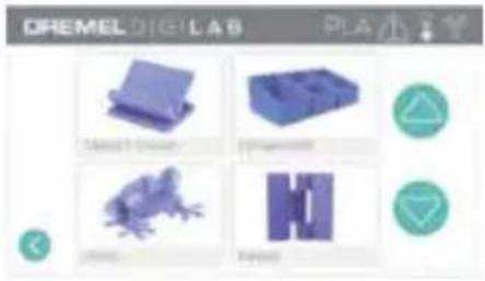 DREMEL Digilab 3D45 - CONSTRUIR A PARTIR DO ARMAZENAMENTO INTERNO DA IMPRESSORA - 3