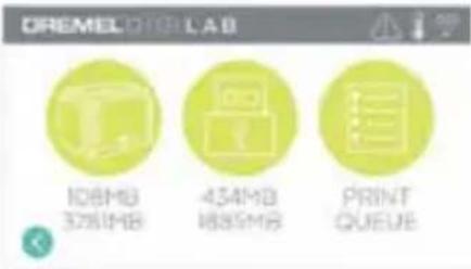 CREMEL DIG LAB 108MB 376MB 434MB 1889MB PRINT QUEUE