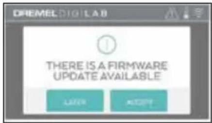DREAME DIGILAB THERE IS A FIRMWARE UPDATE AVAILABLE LAYER ACCESS