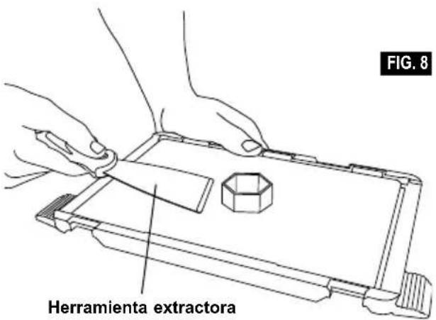 FIG. 8 Herramienta extractora