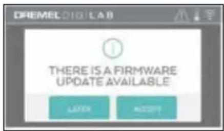 CREMEEL DIG LAB THERE IS A FIRMWARE UPDATE AVAILABLE LAYER ACCESS