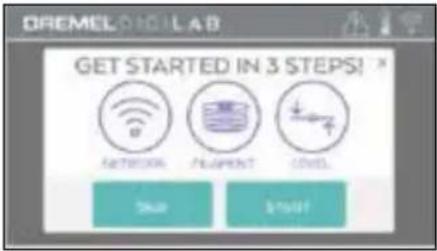 DREMEL 0101 LAB GET STARTED IN 3 STEPS! NETWORKS PAAGMENT CONTROL