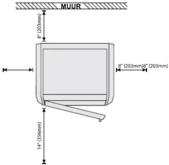 MUUR 8" (203mm) 8" (203mm)8" (203mm) 14" (356mm)